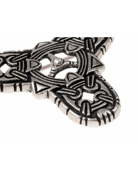 Borre style clover Viking brooch