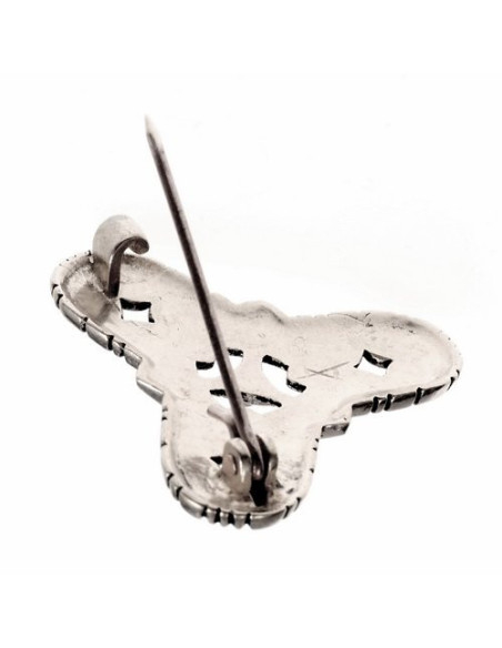 Borre style clover Viking brooch