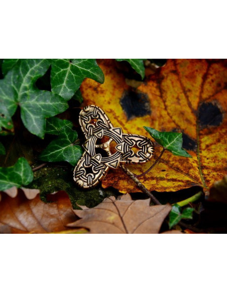 Borre style clover Viking brooch