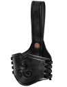 Black triskelion baldric to carry horns on the belt