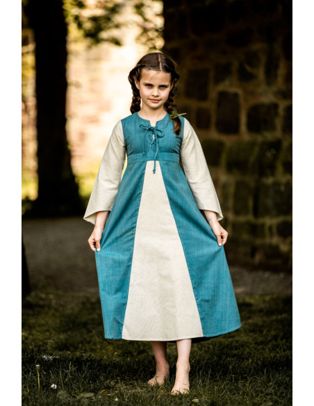 Medieval dress for girl Elsa in...
