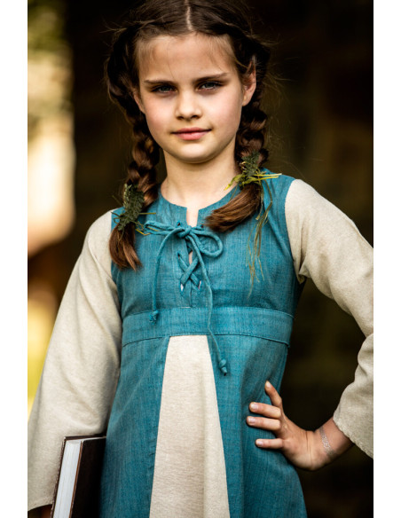 Medieval dress for girl Elsa in...