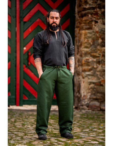 Dirk medieval pants, green color
