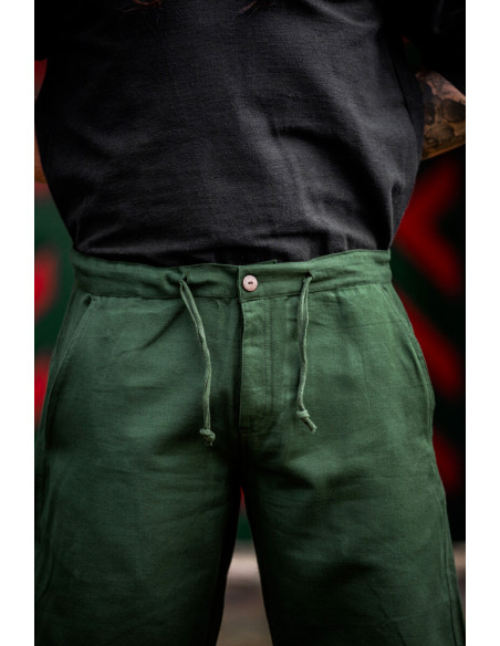 Dirk medieval pants, green color