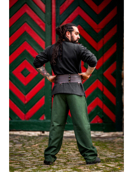 Dirk medieval pants, green color