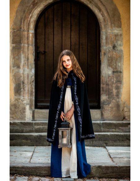 Cotton cape for children, with hand...