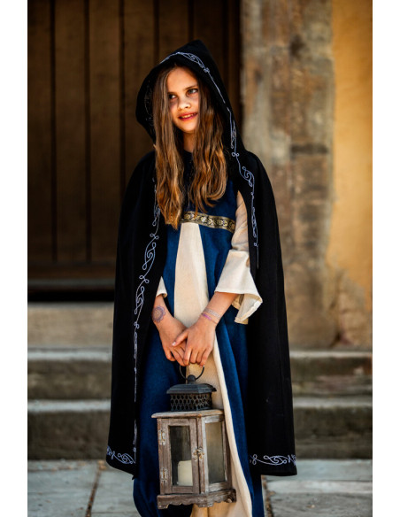 Cotton cape for children, with hand...