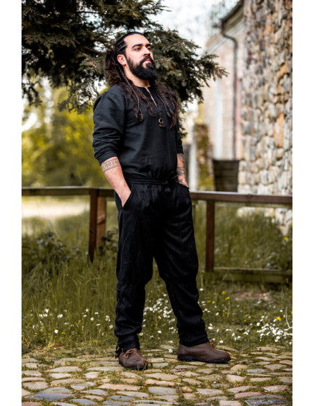 Viking Jorgen pants in black wool