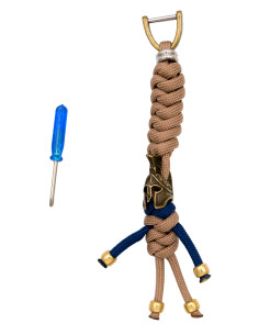 Paracord keychain, Spartan model, various colors 2