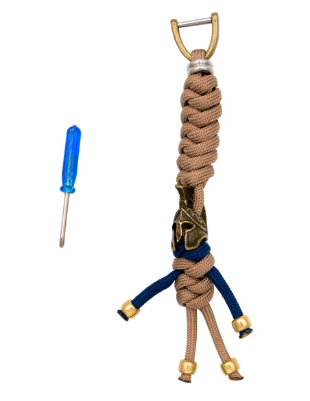 Paracord keychain, Spartan model,...