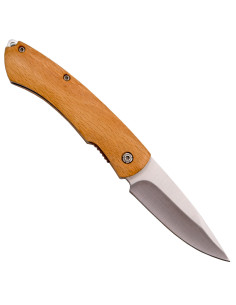 Third brand field knife with wooden handle (17.4 cm.) 2