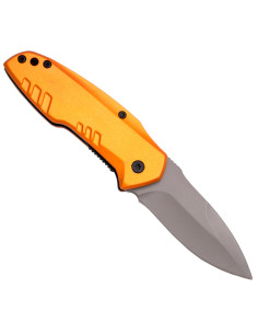 Third tactical knife with orange handle (15.4 cm.) 2