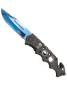 Third tactical knife skull design, black (21.2 cm.)