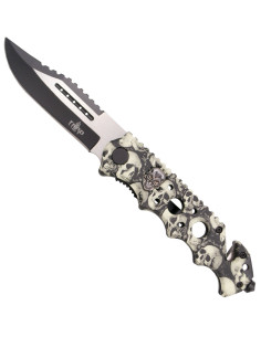 Third tactical knife skull design (21.2 cm.)
