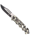 Third tactical knife skull design (21.2 cm.)