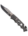 Third Tactical Knife Blackened Skulls (21.2 cm)