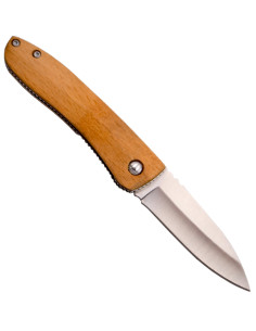 Third field knife with wooden handle (16.5 cm.) 2