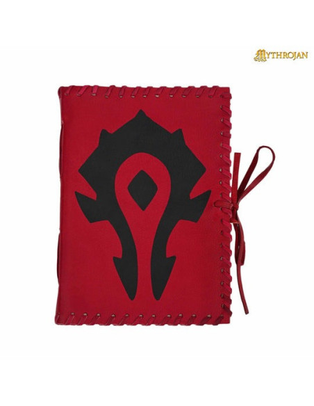 Warcraft Medieval Leather Journal Red