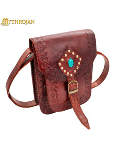 Medieval Northern Sorcerer Bag in Garnet