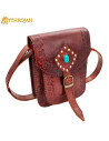 Medieval Northern Sorcerer Bag in Garnet