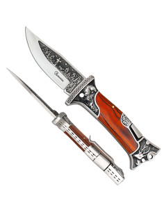 Albainox field knife with red stamina handle (22.50 cm.)