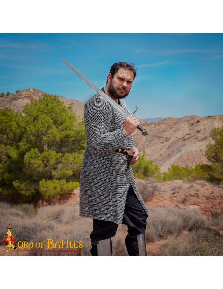 Hauberk model aluminum chain mail (16...