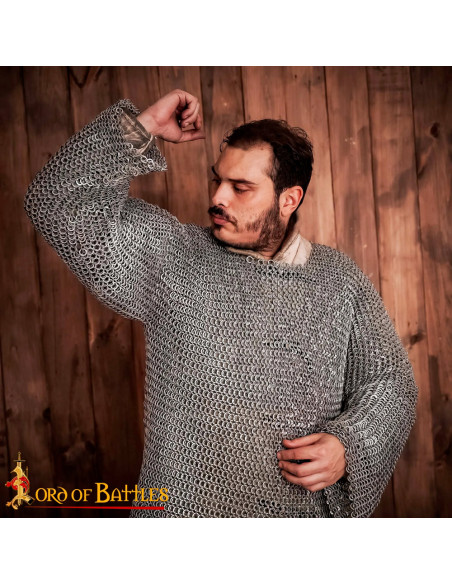 Hauberk model aluminum chain mail (16...