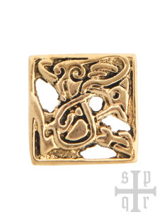 Medieval brass belt hardware for decoration