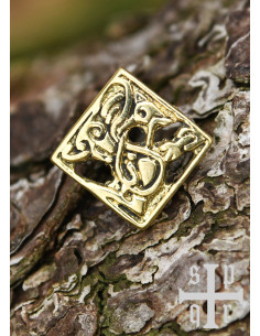 Medieval brass belt hardware for decoration 2