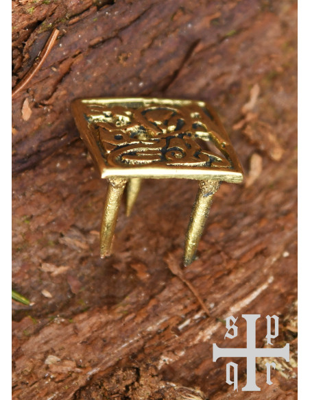 Medieval brass belt hardware for...