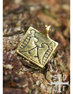 Viking brass belt fitting for decoration 2