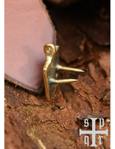 Viking brass belt fitting for decoration