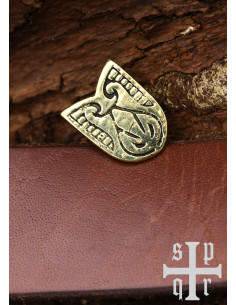 Viking brass belt fitting ideal for decorating 2