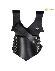 Baldric for swords and daggers in black (21.5 x 12.7 cm.)