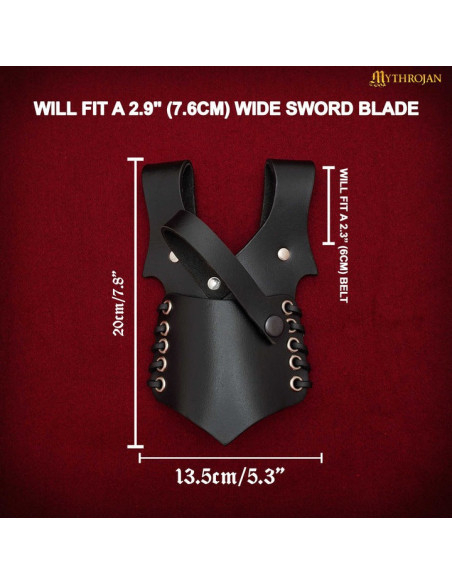 Baldric for swords and daggers in...