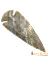 Handmade flint stone arrowhead, various sizes (5 pieces)
