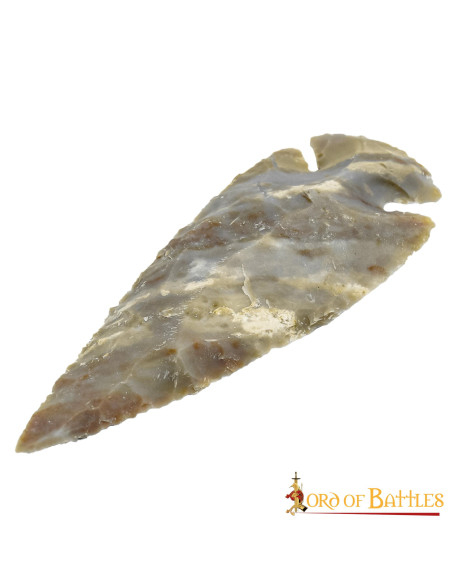 Handmade flint stone arrowhead,... Handmade flint stone arrowhead,...