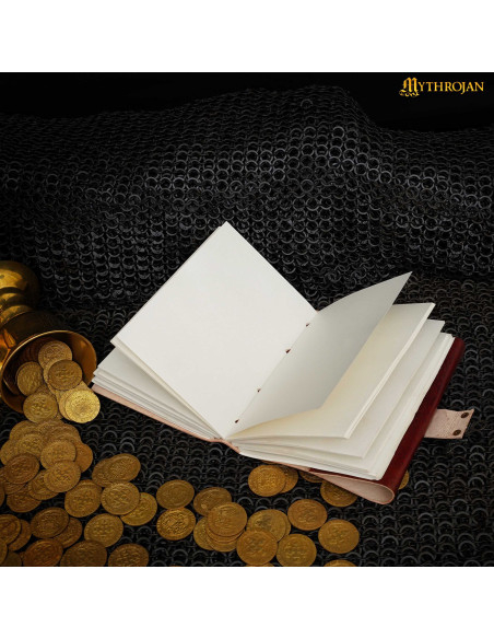 Medieval handmade leather diary...