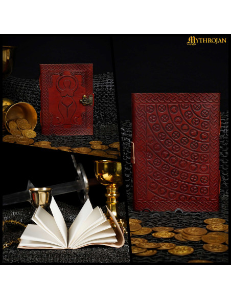 Medieval handmade leather diary...