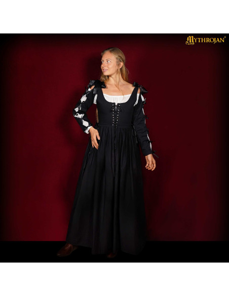 Irish Medieval Renaissance Dress, Black