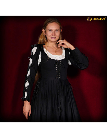 Irish Medieval Renaissance Dress, Black