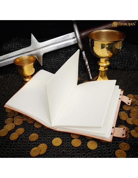 Medieval handmade leather diary...