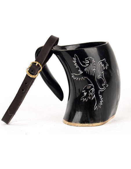 Medieval Viking Rampant Lion Drinking...