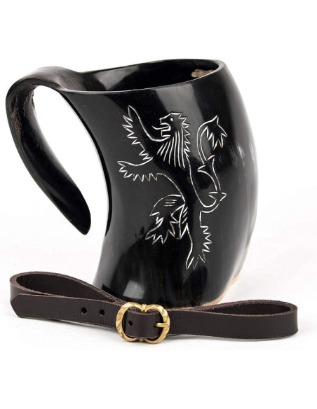 Medieval Viking Rampant Lion Drinking...