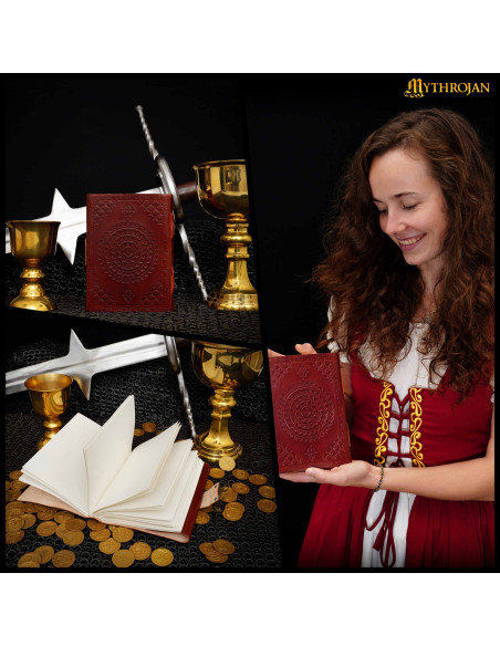 Handmade medieval leather journal...