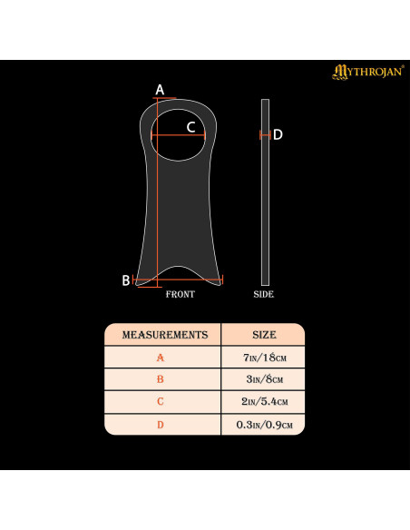 Wooden horn stand (17.7 cm)