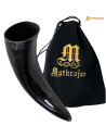Viking drinking horn with bag (400 ml.)
