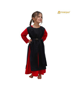 Medieval Viking Warrior Tabard for Kids, Black