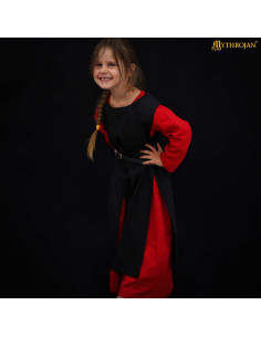 Medieval Viking Warrior Tabard for Kids, Black 2