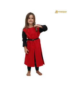 Medieval Viking Warrior Tabard for Kids, Red